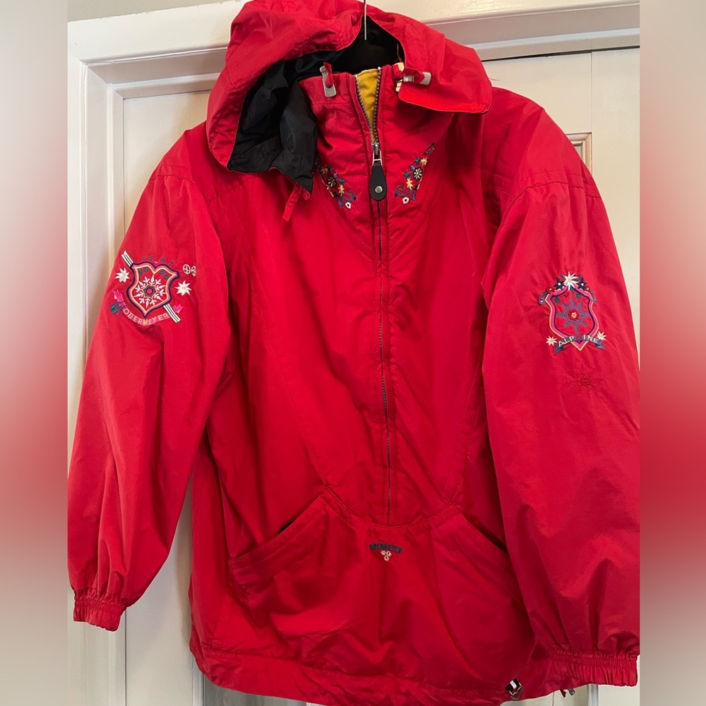 Obermeyer Red Ski & Snow Jacket alpine size medium